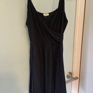 Garage Black Flowly Crisscross Front Romper Size S